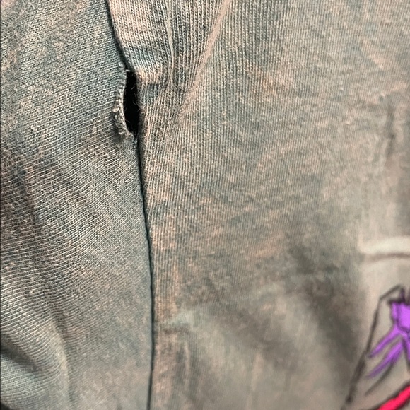 The Cure Green Graphic T-Shirt with Red and Purple Design - Picture 4 of 4